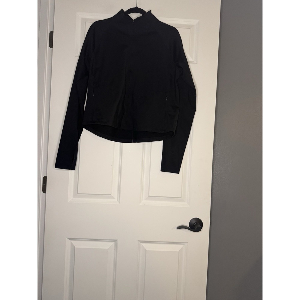 Zella Activewear Zip Up Jacket Xxl Black